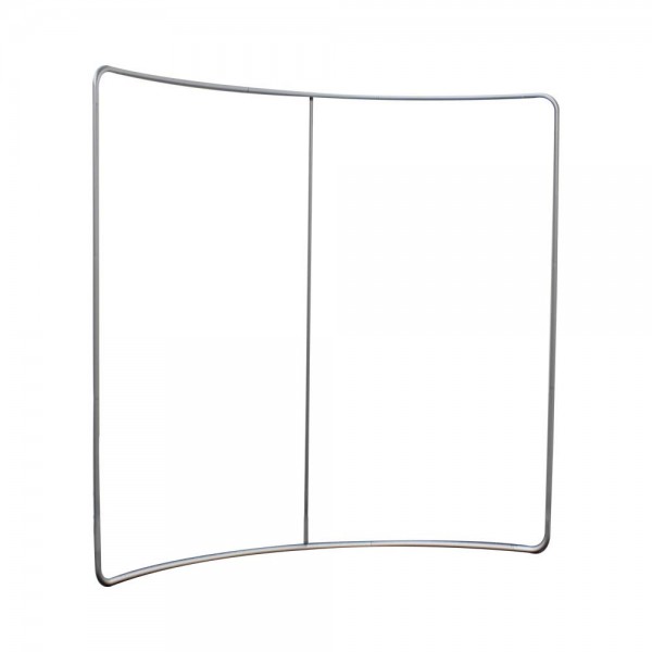 Textilwand ALU | 600er gebogen | beidseitig bedruckt
